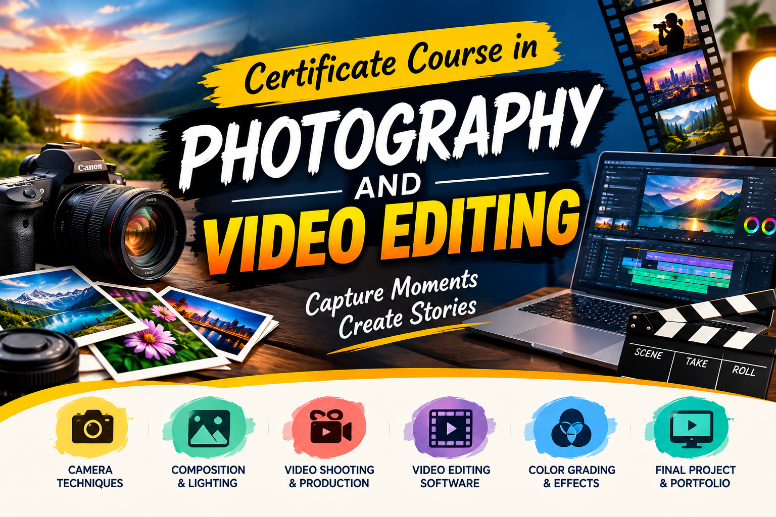 Certificate Course in Photography and Video Editing
