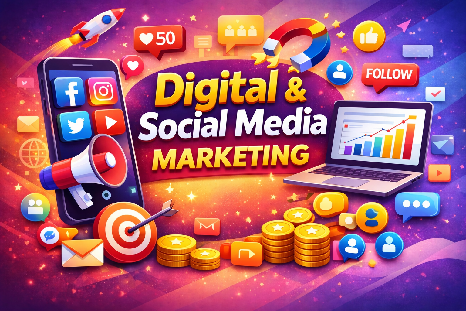 Certificate Course in Digital & Social Media Marketing