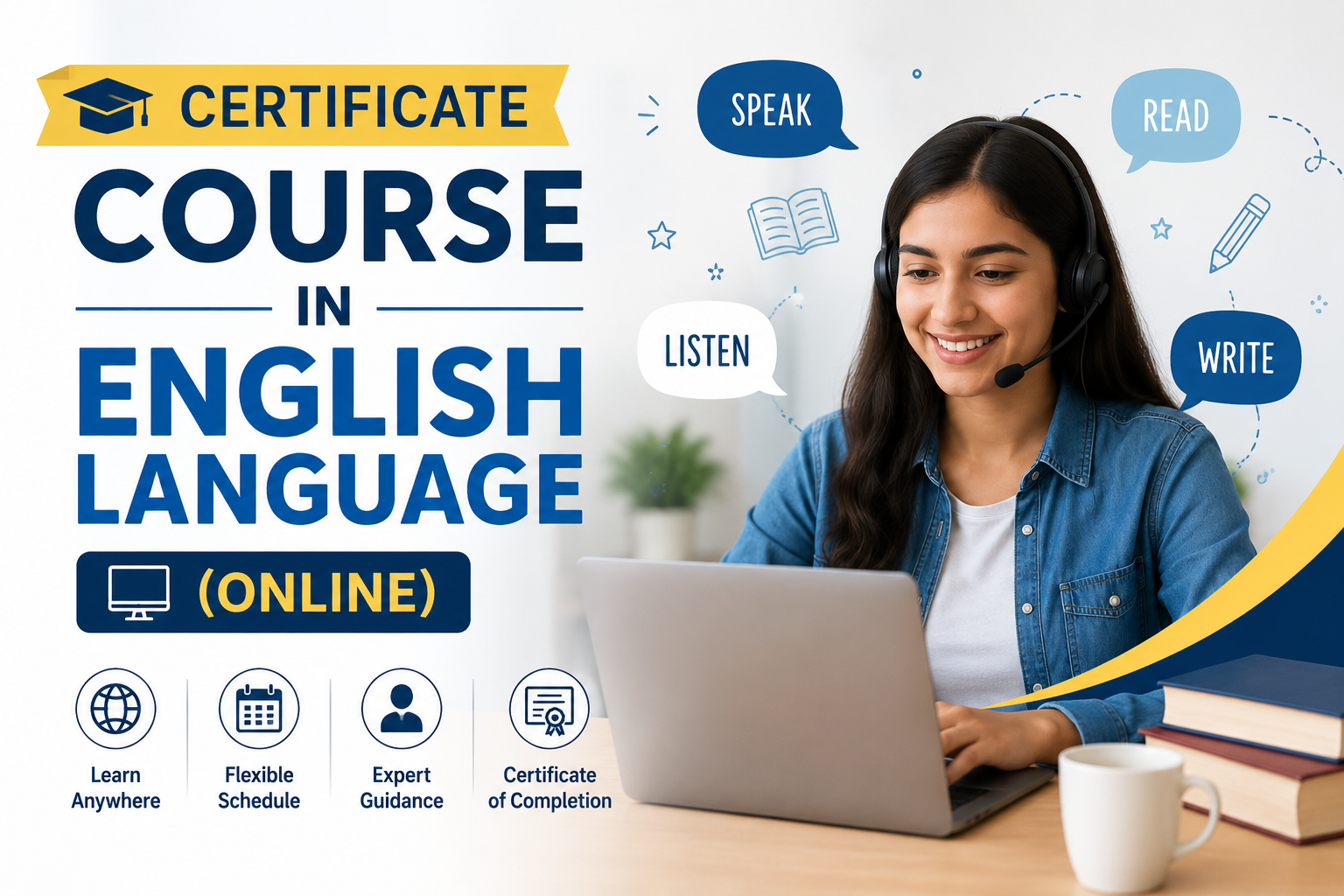 Certificate Course in English Language (Online)